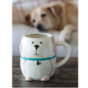 Folk Ark Lucky the Dog Mug All You Need is Love and a Dog