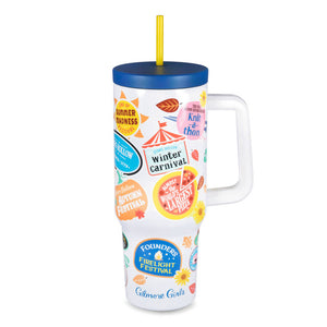 Hallmark Gilmore Girls Stars Hollow Town Festivals Insulated Travel Cup, 40 oz.