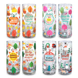 Hallmark Gilmore Girls Seasons of Stars Hollow Drinking Glasses, Set of 4
