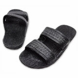 Pali Hawaii Classic Jandal Black Two Straps Kids Sandals
