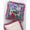 Tufted Boho Cat Pillow 12"