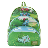 Loungefly Pokémon Bulbasaur Evolutions Triple Pocket Backpack