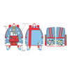 Hallmark Exclusive Peanuts Loungefly Snoopy Holiday & Snow Sequin Mini Backpack
