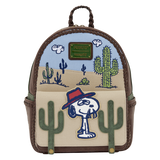 Loungefly Peanuts Spike Desert Mini Backpack