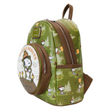 Side View Loungefly Hallmark Exclusive Peanuts® Beagle Scouts 50th Anniversary Backpack