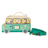 Loungefly Peanuts Gang Road Trip Bus Light Up Figural Crossbody Bag