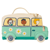 Loungefly Peanuts Gang Road Trip Bus Light Up Figural Crossbody Bag
