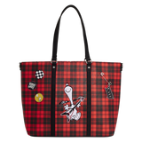 Loungefly Peanuts Snoopy Grunge Tote Crossbody Bag