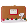 Loungefly Peanuts Snoopy Gingerbread Wreath Scented Zip Around Wallet