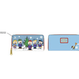 Hallmark Exclusive Peanuts Loungefly Snoopy & Friends A Charlie Brown Christmas Carol Sequin Wallet