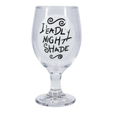 Nightmare Before Christmas Glow in the Dark Glass