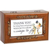Thank You for Wisdom & Wings to Fly Rosette Music Box Plays You Are My Sunshine
