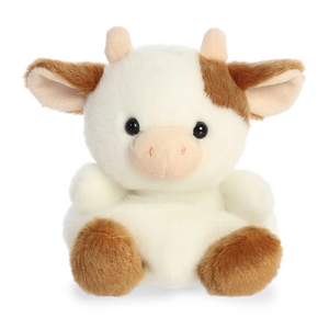 Palm Pals - 5" Caroline Brown Cow Stuffed Animal Plush