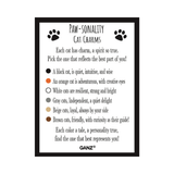 Paw-sonality Cat Token Charms