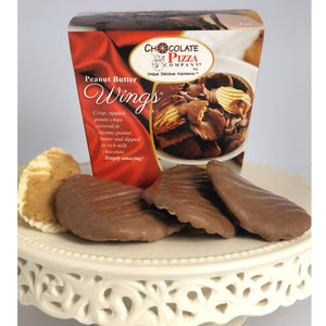 Peanut Butter Milk Chocolate Covered Potato Chips Wings® 8 oz.