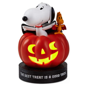 Hallmark  Peanuts® Vampire Snoopy and Woodstock Halloween Figurine With Light