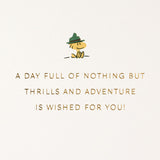 Hallmark Peanuts® Beagle Scouts Thrills and Adventure Card