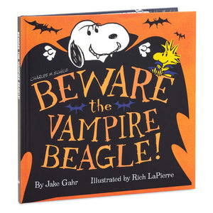Hallmark Peanuts® Beware the Vampire Beagle! Book