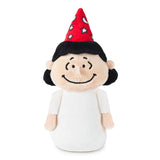 Hallmark Peanuts® Great Pumpkin 60th Anniversary Trick-or-Treat Lucy Zip-Along Plush Toy, 5.5"