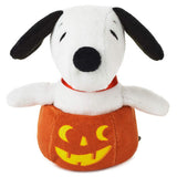Hallmark Halloween Peanuts® Zip-Along Snoopy Jack-O-Lantern Pumpkin Plush Toy
