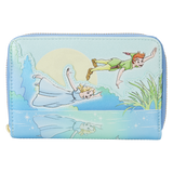 Loungefly Peter Pan You Can Fly Glow Zip Around Wallet (Front)