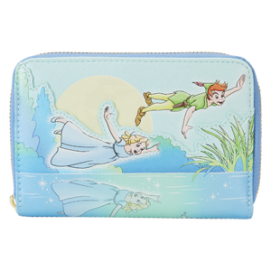 Loungefly Peter Pan You Can Fly Glow Zip Around Wallet (Front)