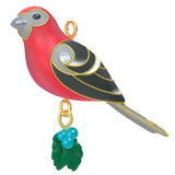 Mini Pine Grosbeak Ornament, 1"