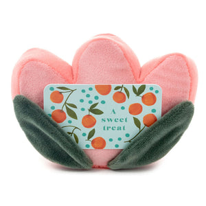 Hallmark Pink Tulip Plush Gift Card Holder