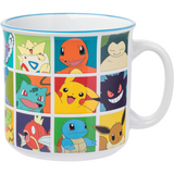 Pokemon 20 Characters Grid 20 Oz. Ceramic Camper Mug