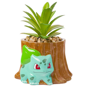 Pokémon Bulbasaur Tree Stump Mini Ceramic Planter