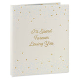 Hallmark Forever Loving You Hearts on Cream Refillable Photo Album