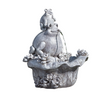 Pudgy Pal Frog and Baby on Lilypad 11" Garden Fountain Battery Operated