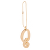 Gold Monogram Anywhere Charm - Q