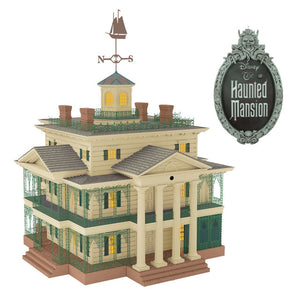 Hallmark 2025 Disney The Haunted Mansion Collection Disneyland Manor Tree Topper With Light and Sound