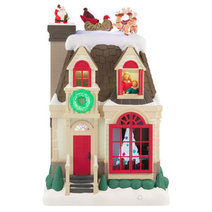 Hallmark 2025 Up on the Housetop Musical Tabletop Decoration With Light and Motion