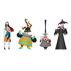 Hallmark 2025 Disney Tim Burton's The Nightmare Before Christmas Citizens of Halloween Town Ornaments, Set of 4