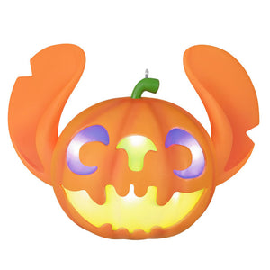 Hallmark 2025 Disney Lilo & Stitch Spooky Stitch Jack-o'-Lantern Ornament With Light