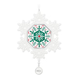 Hallmark 2025 Snowflake Porcelain Ornament