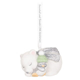 Hallmark 2025 25th Anniversary Snowball and Tuxedo Porcelain Ornament
