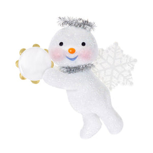 Hallmark 2025 Snow Angel With Tambourine Ornament