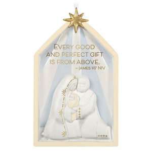 Hallmark 2025 Gift From Above Nativity Porcelain Ornament