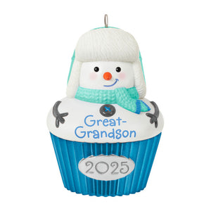 Hallmark 2025 Great-Grandson Cupcake Ornament