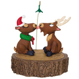 Hallmark 2025 Merry Kiss-Moose Musical Ornament With Motion