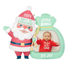 Hallmark Little Bundle Big Joy 2024 Photo Frame Ornament