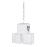 Hallmark Grandbaby's First Christmas Blocks 2026 Porcelain Ornament