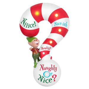 Hallmark Naughty or Nice? Ornament With Light and Sound