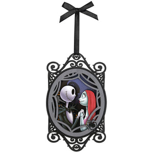 Hallmark Disney Tim Burton's The Nightmare Before Christmas Jack and Sally Papercraft Ornament