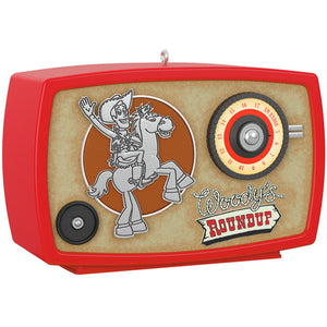 Hallmark Disney/Pixar Toy Story 2 Woody's Roundup Radio Ornament With Light and Sound
