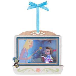 Hallmark 2025 Disney Pinocchio 85th Anniversary Geppetto’s Wish Come True Papercraft Ornament With Light
