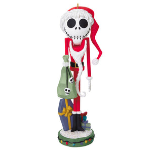 Hallmark 2025 Disney Tim Burton's The Nightmare Before Christmas Santa Jack Skellington Nutcracker Ornament